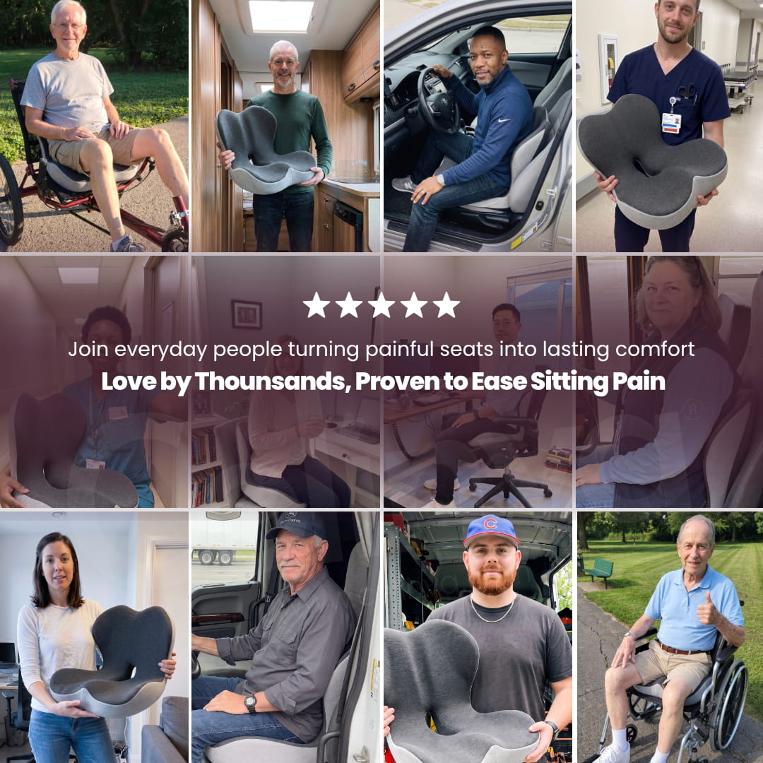 Eliminate Tailbone Pain And Sit Comfortably For Hours With CELINVA