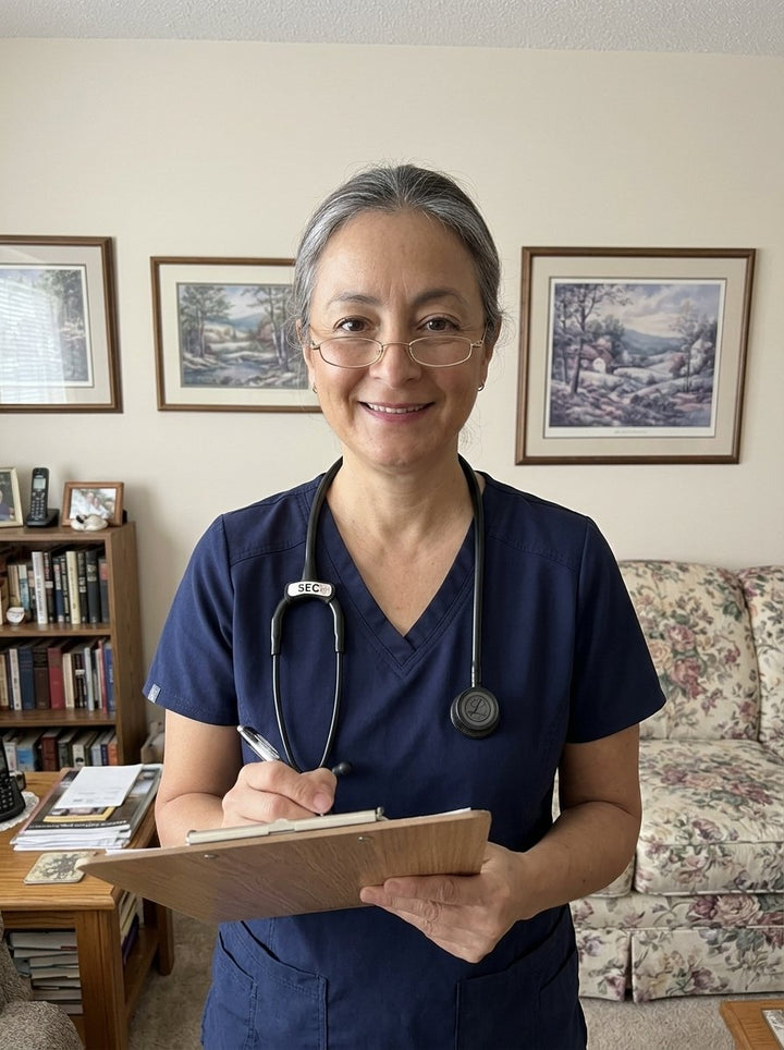 Karen Whitfield, R.N., home-health wound-care nurse