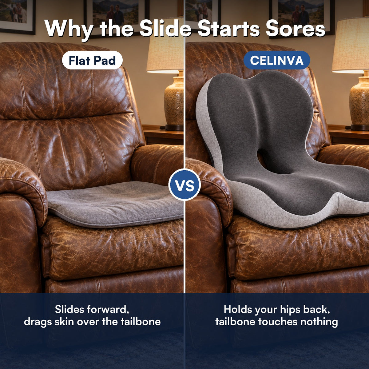 Eliminate Tailbone Pain And Sit Comfortably For Hours With CELINVA