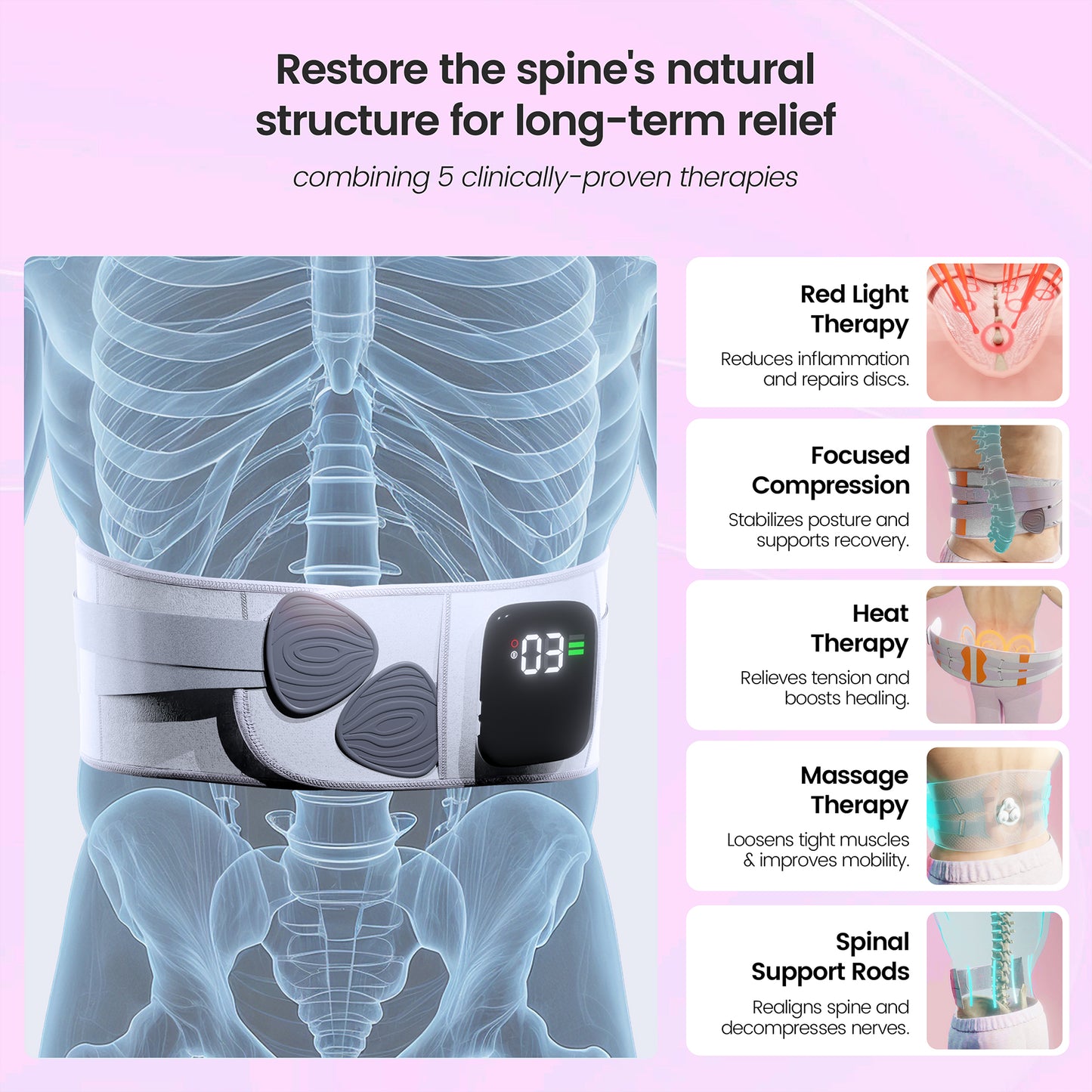 Celinva™ Back Support Belt