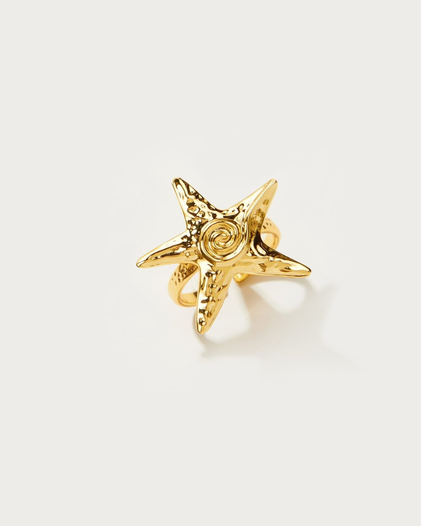 Gold Starfish Ring – Coastal Charm