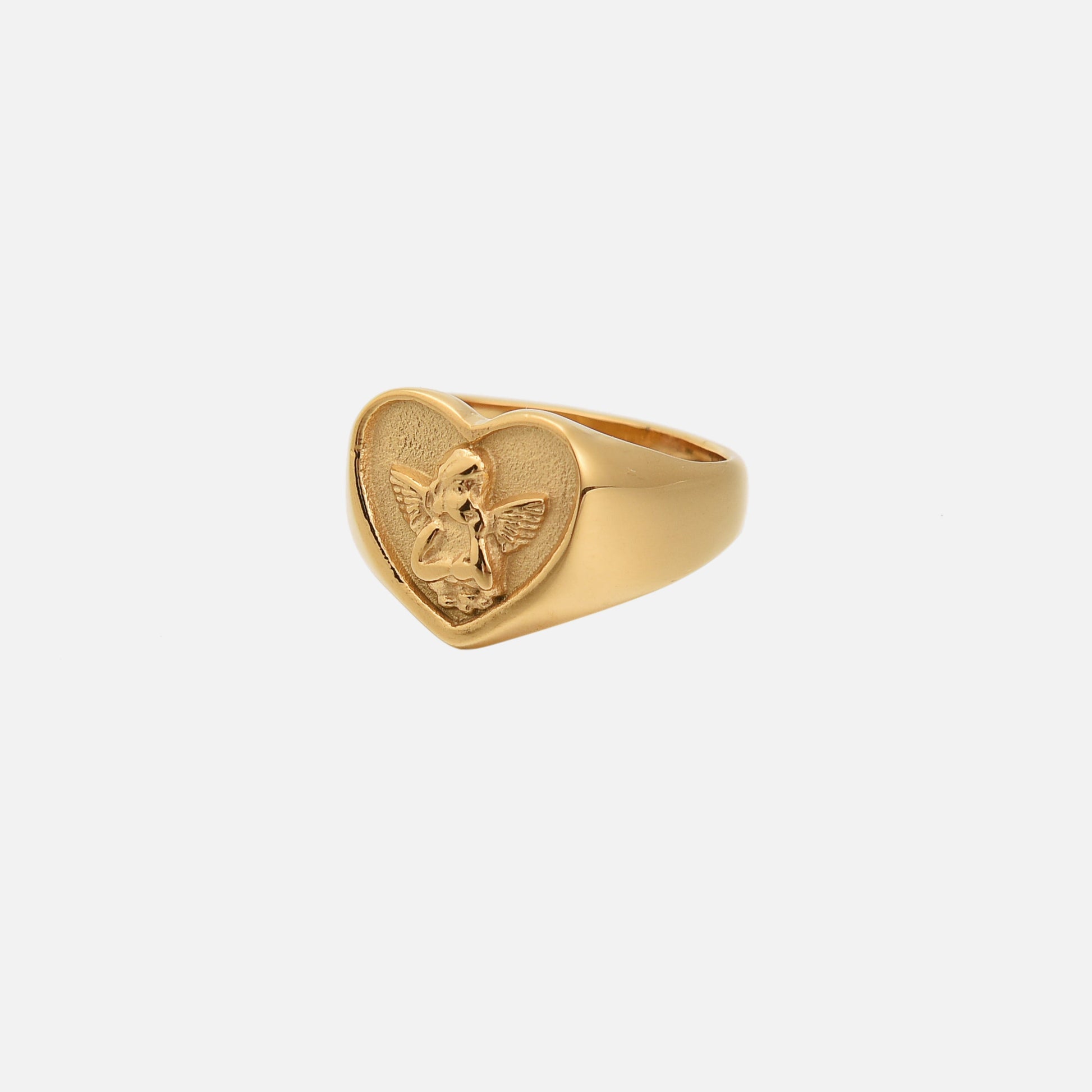 Heart Shaped Angel Ring – Sweet Sentiment