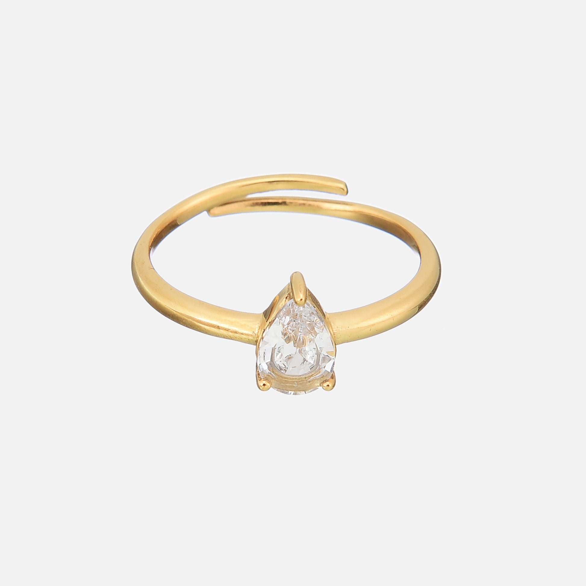 Aurelia Ring – Adjustable Golden Grace