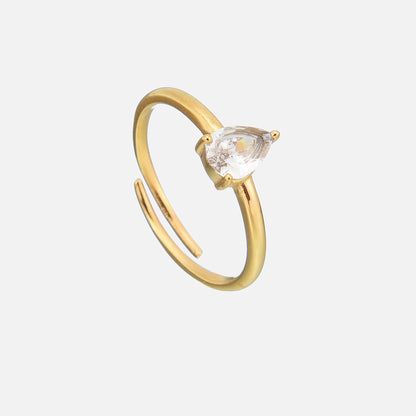 Aurelia Ring – Adjustable Golden Grace