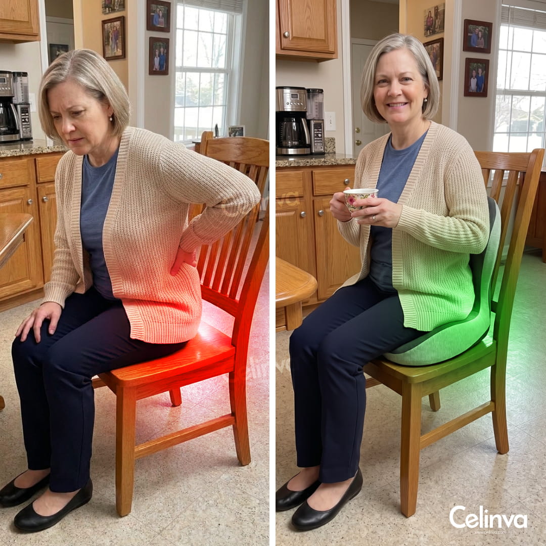 Eliminate Tailbone Pain And Sit Comfortably For Hours With CELINVA