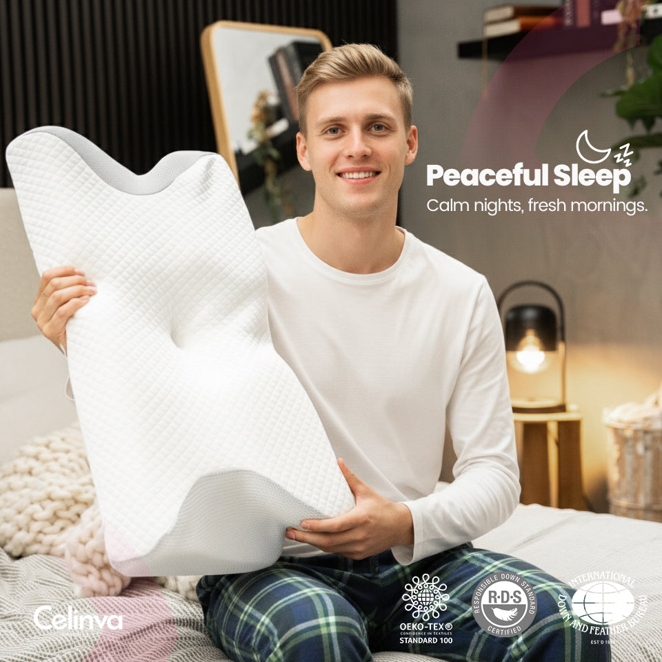 Celinva™ Ergonomic Sleep Pillow
