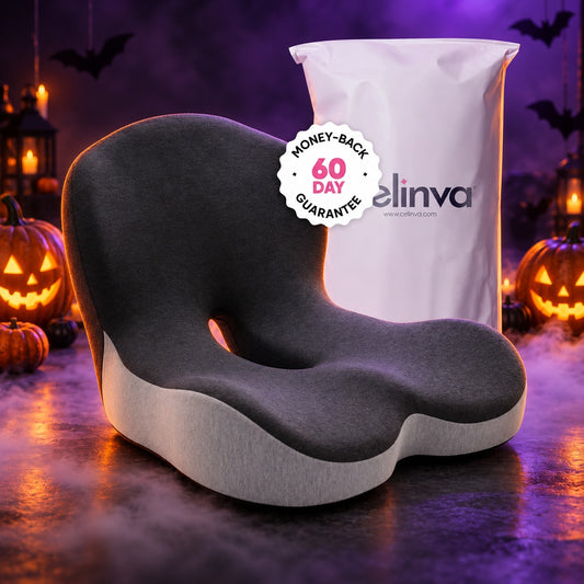 CELINVA orthopedic seat cushion, Halloween