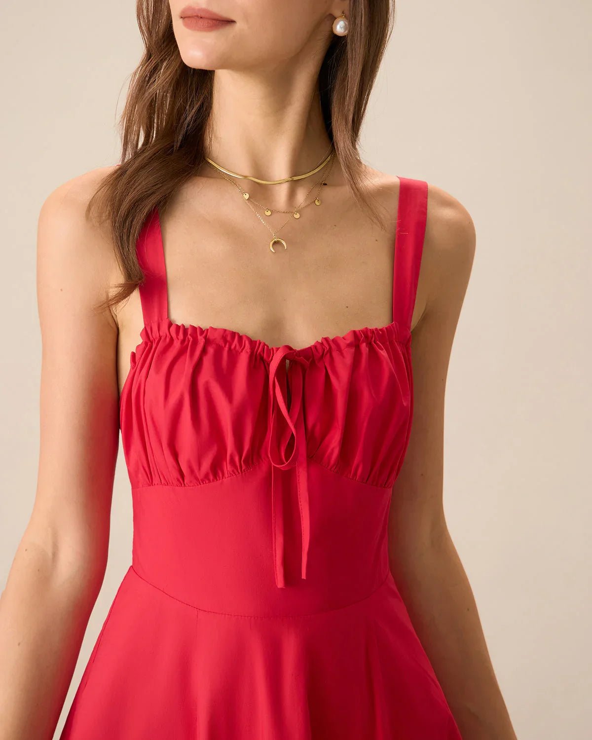 Corset Waist Midi Dress