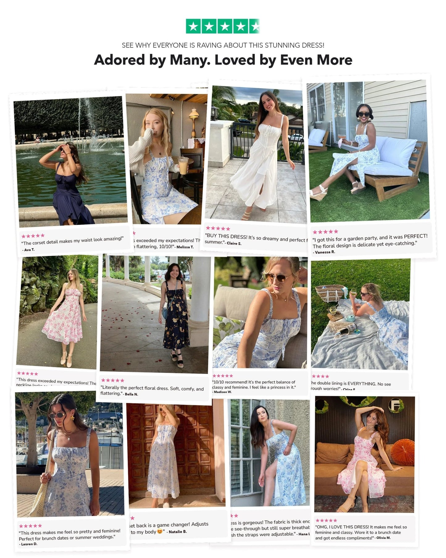 Corset Waist Midi Dress