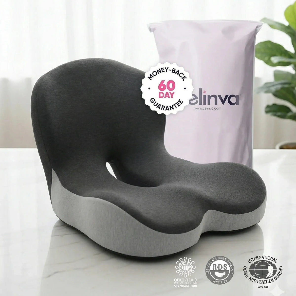 Orthopedic seat cushion