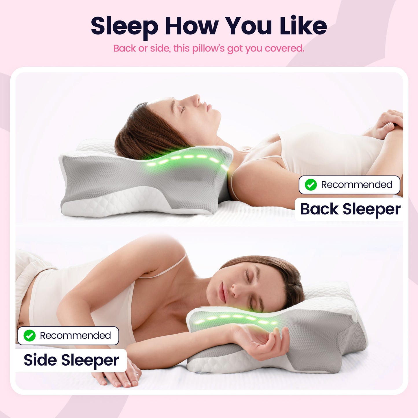 Ergonomic Sleep Pillow