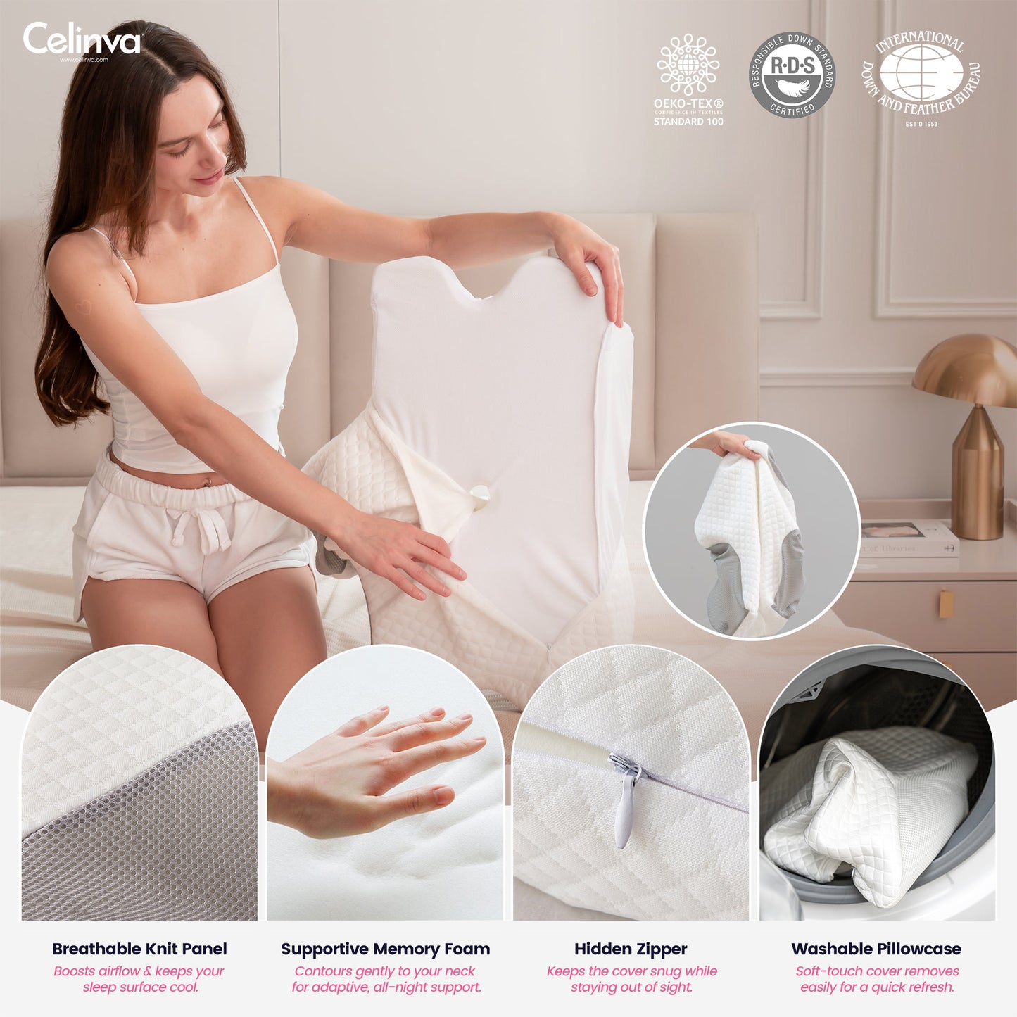 Ergonomic Sleep Pillow