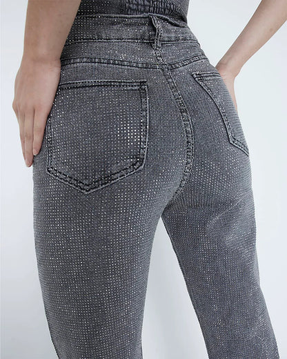 Sparkling Glow Corset & Jeans Set