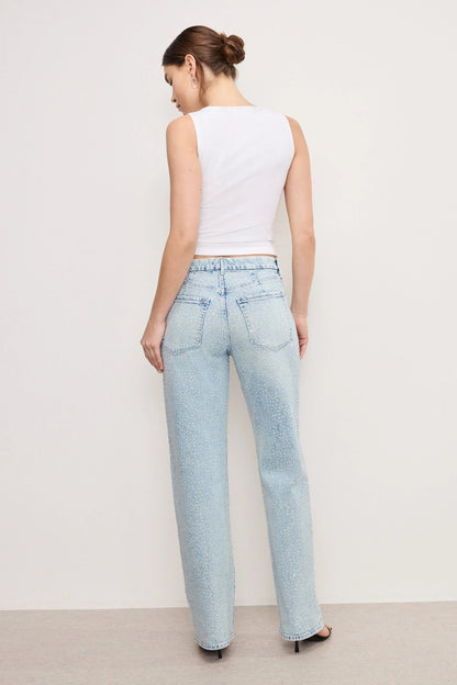 Sparkling Glow High Waist Jeans