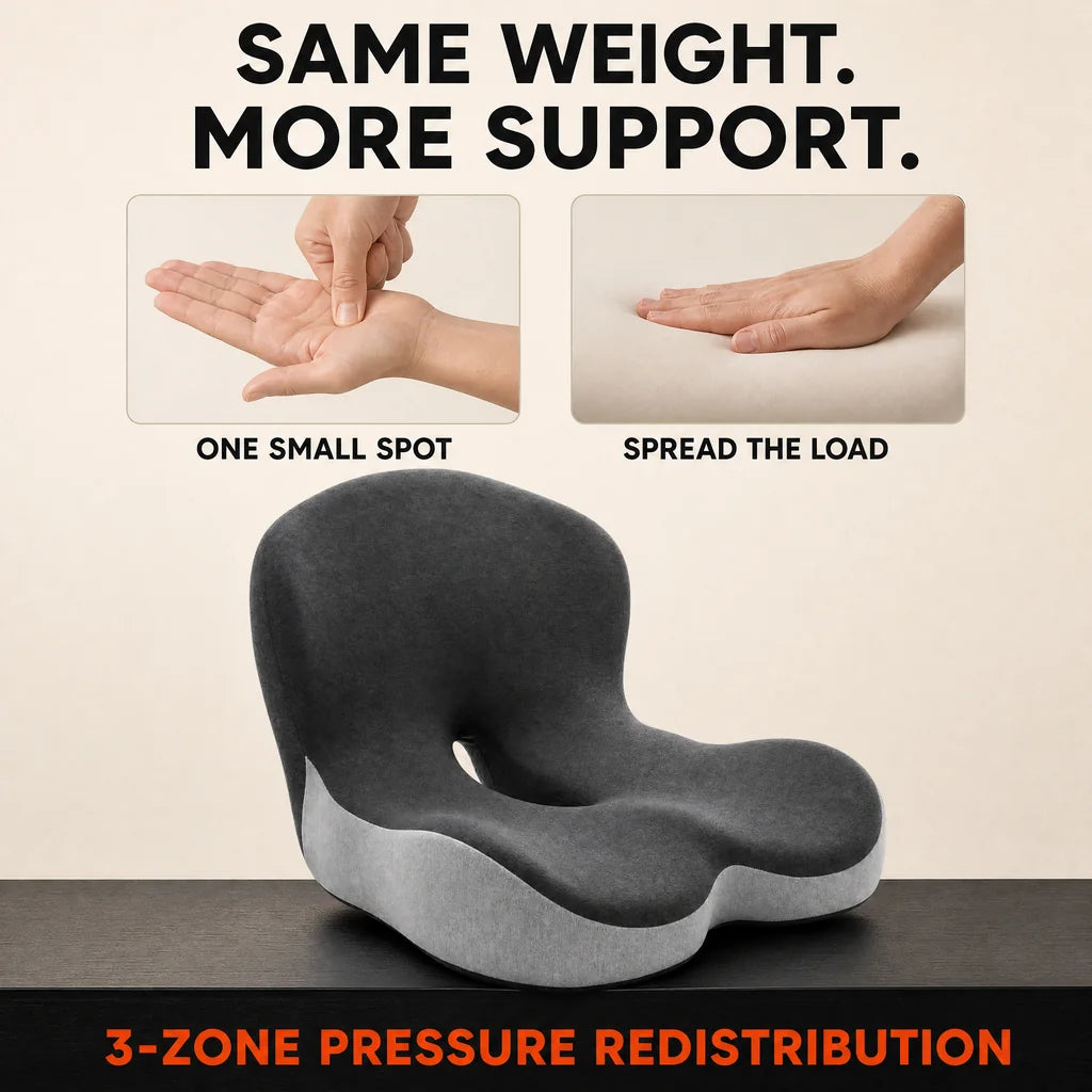 Hand-pressure analogy and CELINVA product explaining the idea of spreading a load over a wider area.